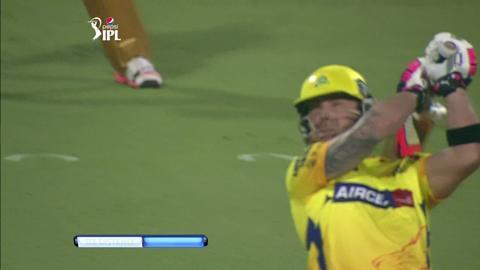 M30: KKR vs CSK – Brendon McCullum Six background