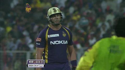 Match 63 KKR vs CSK – Kallis' Wicket
