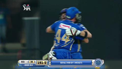 M35: RCB vs RR – James Faulkner Six