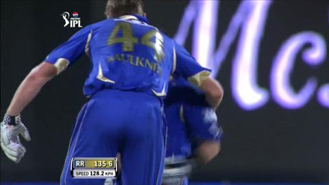 M74: RR vs SRH – Brad Hodge Six background