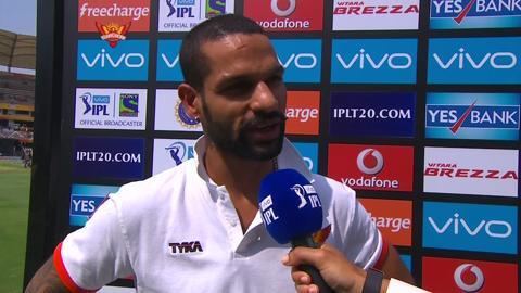 M8: SRH vs KKR – Shikhar Dhawan Interview