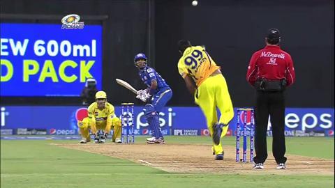 M33: MI vs CSK – Lendl-Simmons Wicket