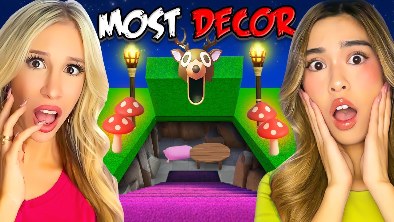 BUILDING THE MOST DECORATED OP BASE in 99 NIGHTS IN THE FOREST on ROBLOX...W/ @Kat background