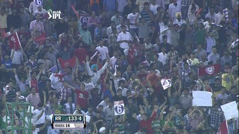 Match 48 RR vs KXIP – Menaria's Wicket
