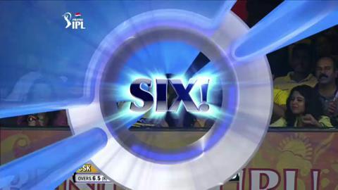 M70: RCB vs CSK – MS Dhoni Six