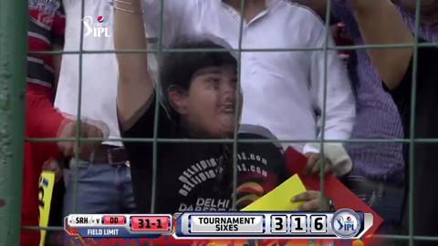 M32: DD vs SRH – Kevin Pietersen Six
