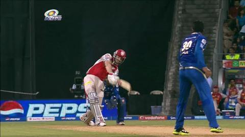 M41: MI vs KXIP – Shaun Marsh Wicket