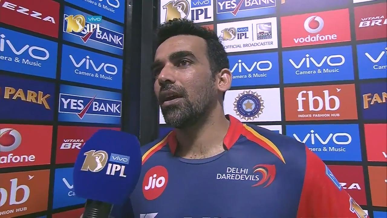 M32: KKR vs DD – Zaheer Khan Interview background
