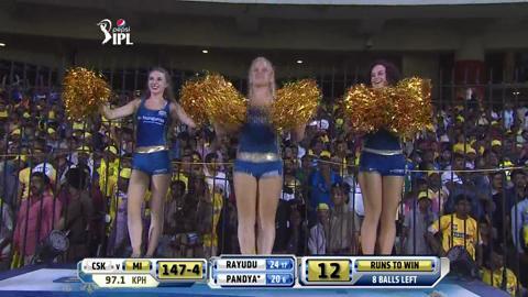 M43: CSK vs MI – Hardik Pandya Six