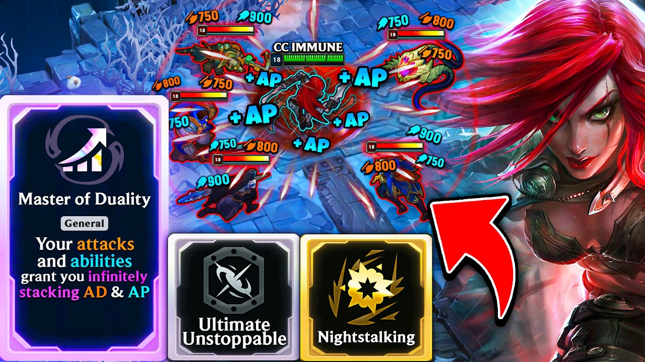 Katarina, but My Ult is CC IMMUNE & Infinitely Stacks AP