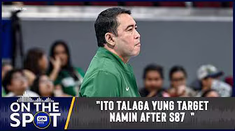 Coach Ramil de Jesus on the DLSU Lady Spikers' sweep of UAAP Season 88 | #OSOnTheSpot