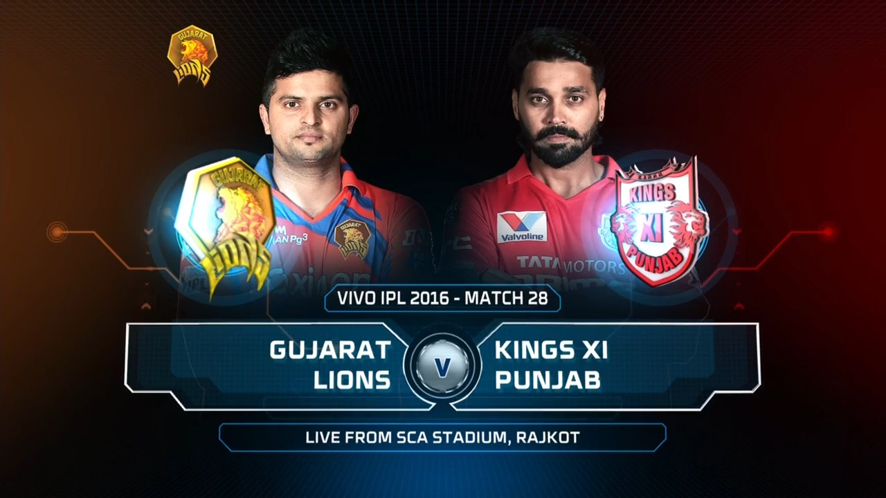 IPL 2016 M28: GL vs KXIP – Match Highlights