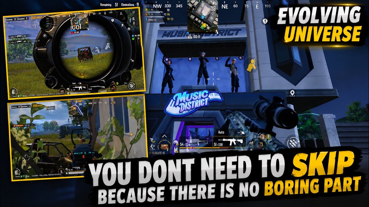 No Boring Parts | PUBG Mobile Evolving Universe Highlights
