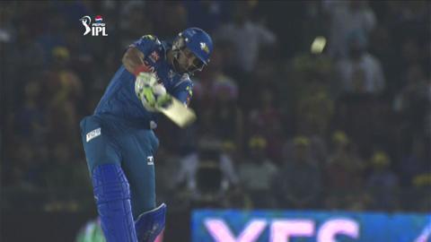 M29: KXIP vs PWI – Yuvraj Singh Six background