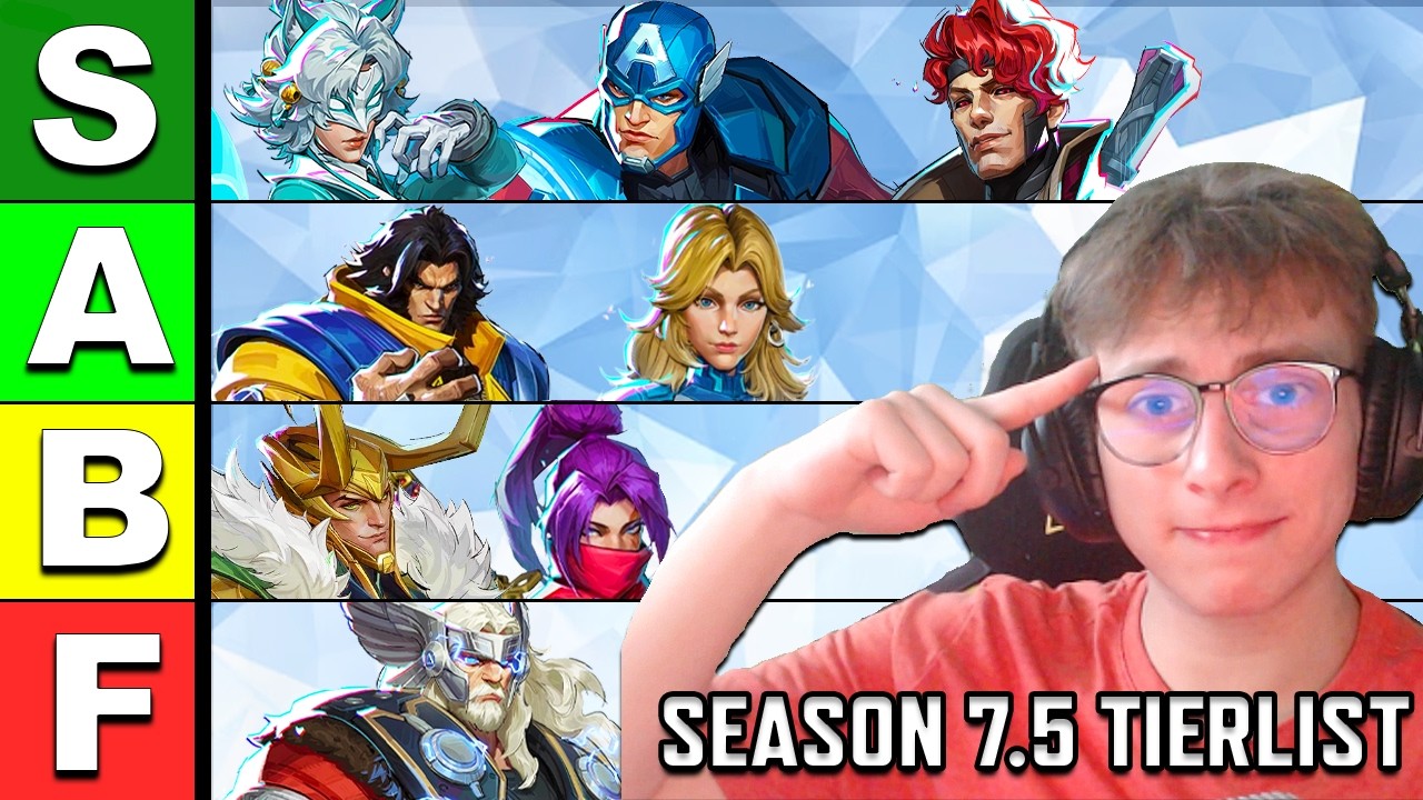 World Champion TrqstMe’s Season 7.5 Tier List | Marvel Rivals