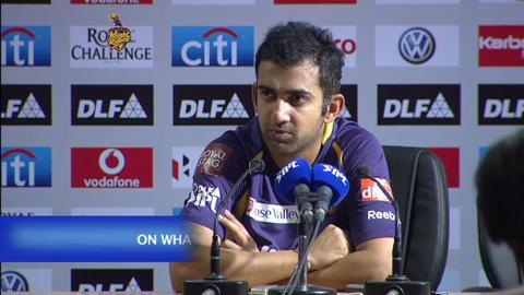 IPL 2012 Match 2 – KKR vs DD: Gambhir PC