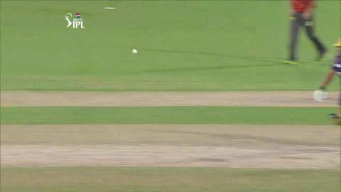 M72: SRH vs KKR – Gautam Gambhir Wicket background