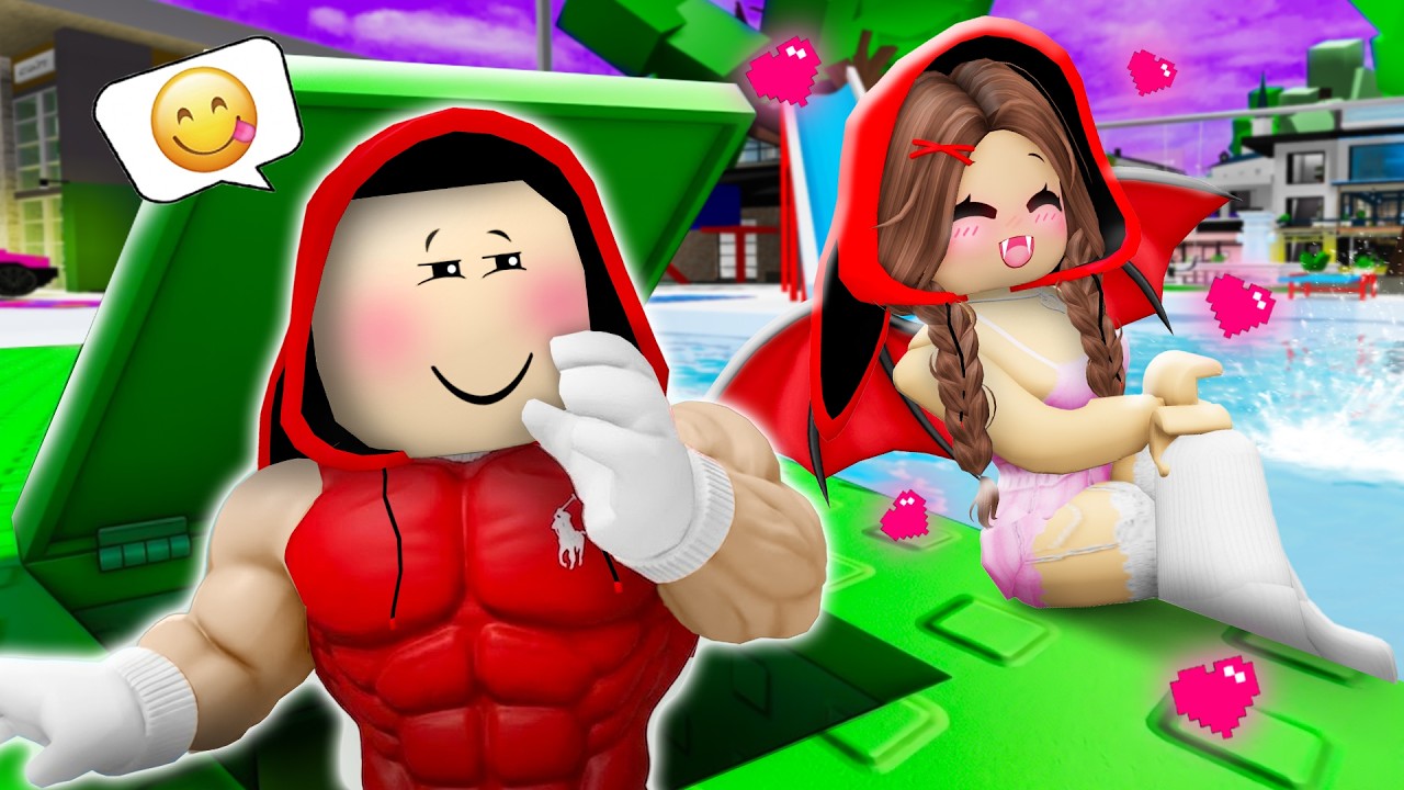 JJ Sneak into Only Vampire Girls Pool Party?! - Maizen Roblox
