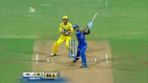 M57: CSK vs MI – Lendl Simmons Six