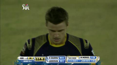 M40: KKR vs MI – Rohit Sharma Six