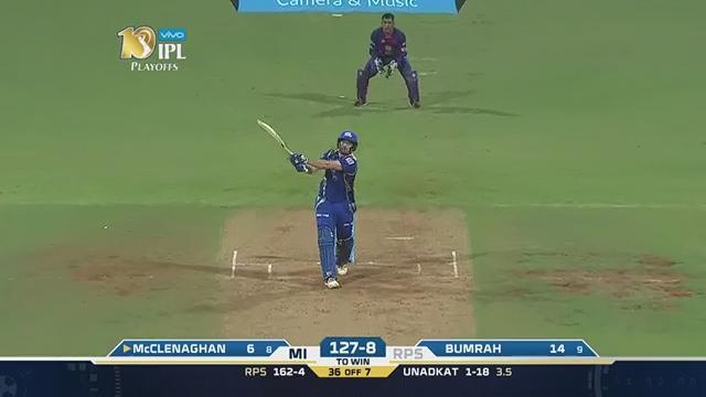Q1: MI vs RPS – Mitchell McClenaghan Six