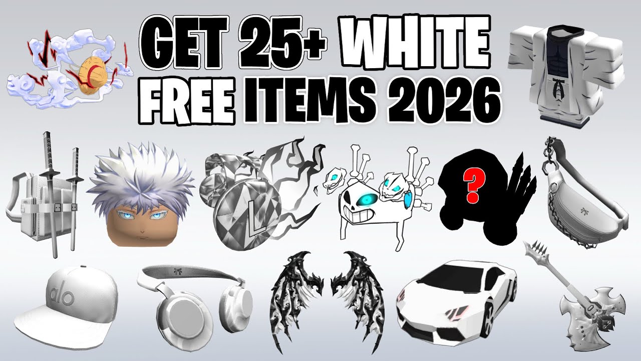 HURRY! Claim 25+ FREE WHITE ITEMS & NEW PROMO CODES (Roblox 2026)