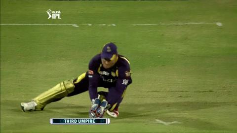 Match 41 CSK vs KKR – du Plessis' Wicket