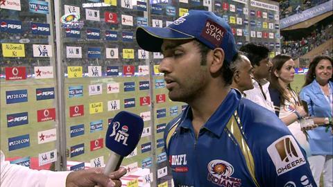 M49: MI vs CSK – Match Presentation background