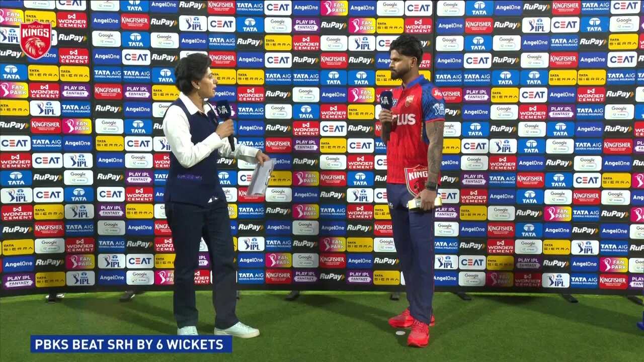 IPL 2026 M17: PBKS vs SRH - Player of the Match - Shreyas Iyer