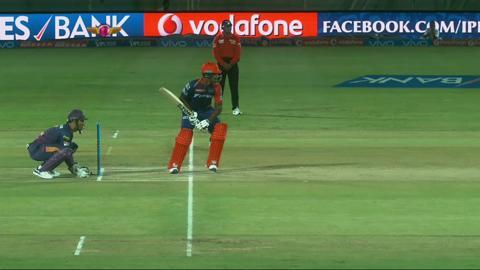 M49: RPS vs DD – Sanju Samson Wicket background