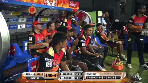 M24: RCB vs SRH– David Warner Six