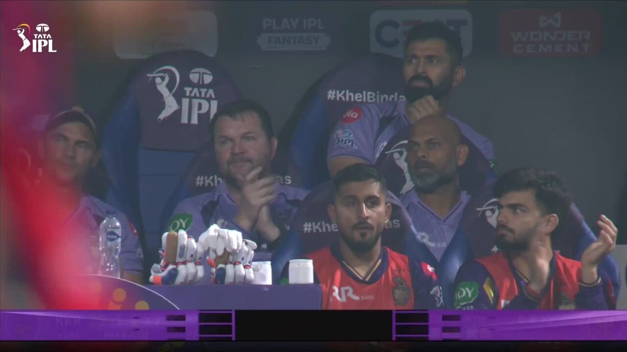 IPL 2026 M15: KKR vs LSG - Ajinkya Rahane Six