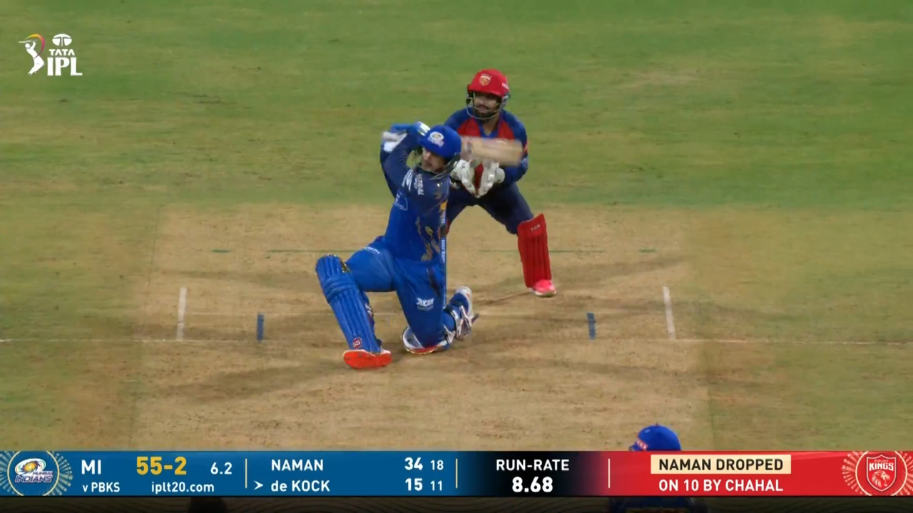 IPL 2026 M24: MI vs PBKS - Quinton De Kock Six
