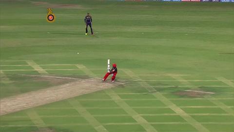 M30: RCB vs KKR – Sachin Baby Wicket background
