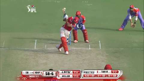 M31: DD vs KXIP – Axar Patel Six background