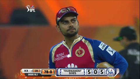 M46: SRH vs RCB – David Warner Six