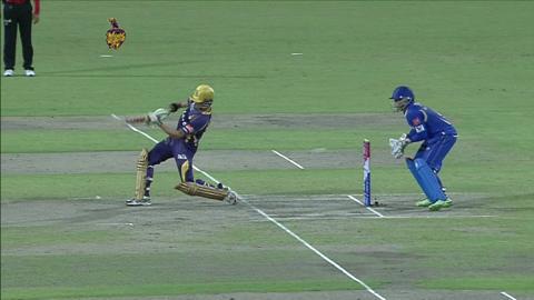M47: KKR vs RR – Gautam Gambhir Wicket background