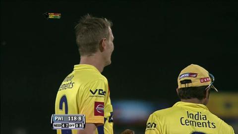 M42: PWI vs CSK – Kane Richardson Wicket background