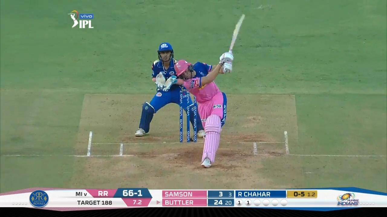 M27: MI vs RR – Jos Buttler Six background