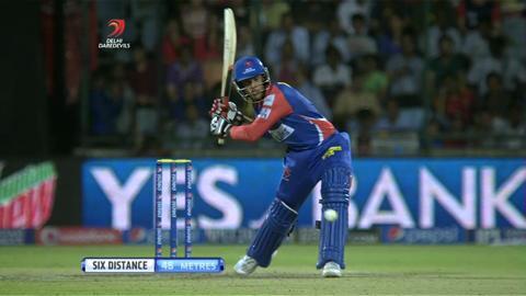 M45: DD vs KXIP – Mayank Agarwal Six