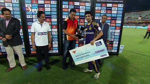 M8: SRH vs KKR – Post Match Presentation background