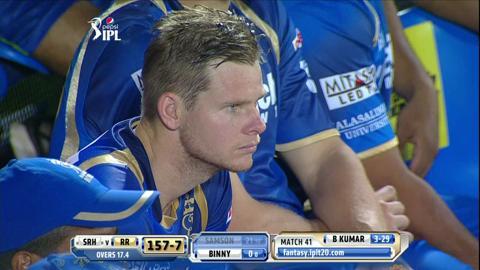 M41: RR vs SRH – Sanju Samson Wicket