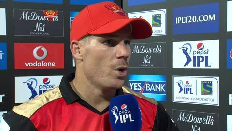 M48: SRH vs KXIP – David Warner Interview