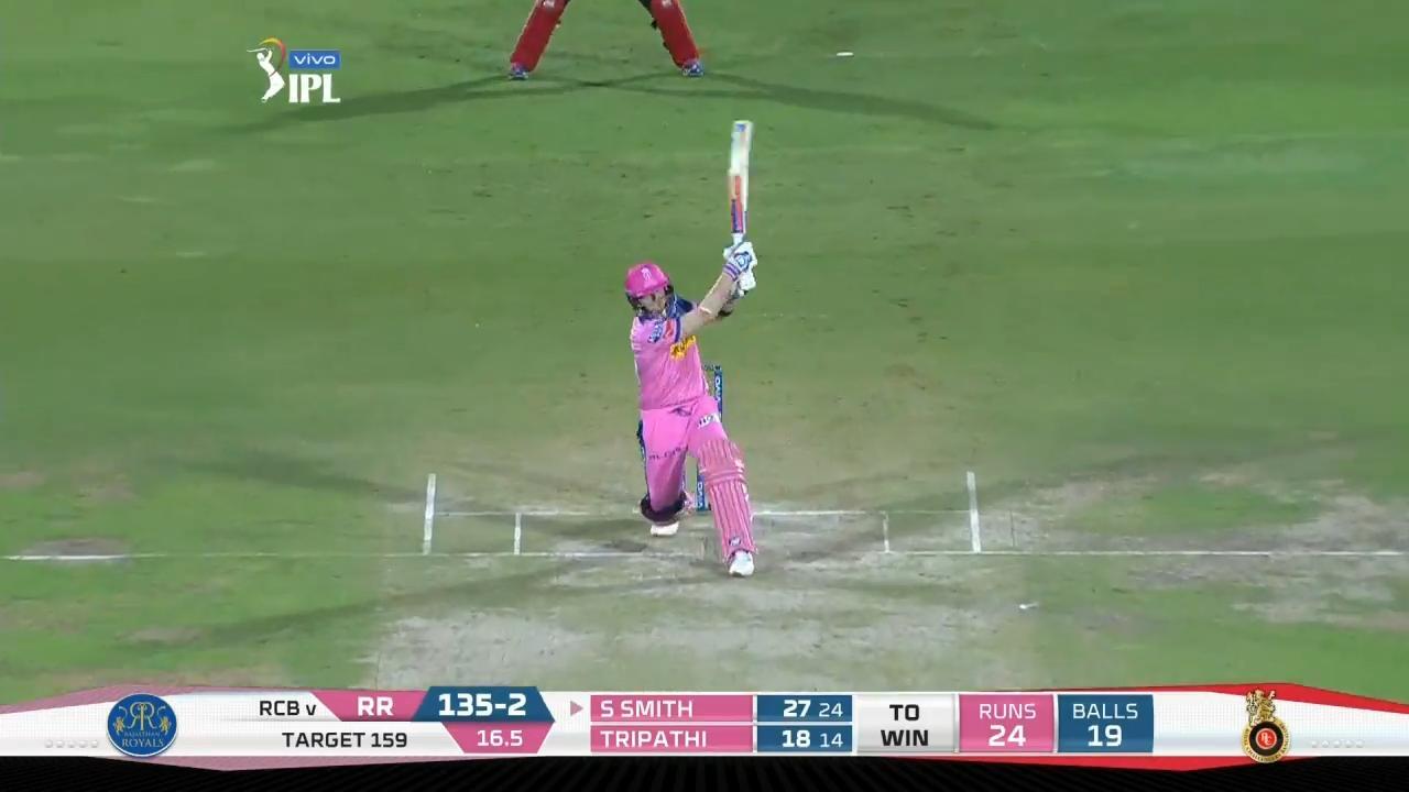 M14: RR vs RCB – Steve Smith Six