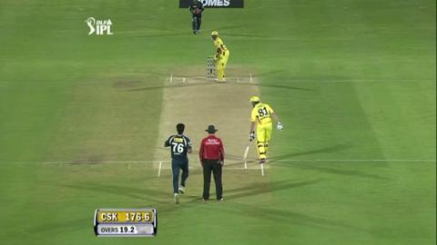 Match 6 CSK vs DC – Bravo's 4th Six