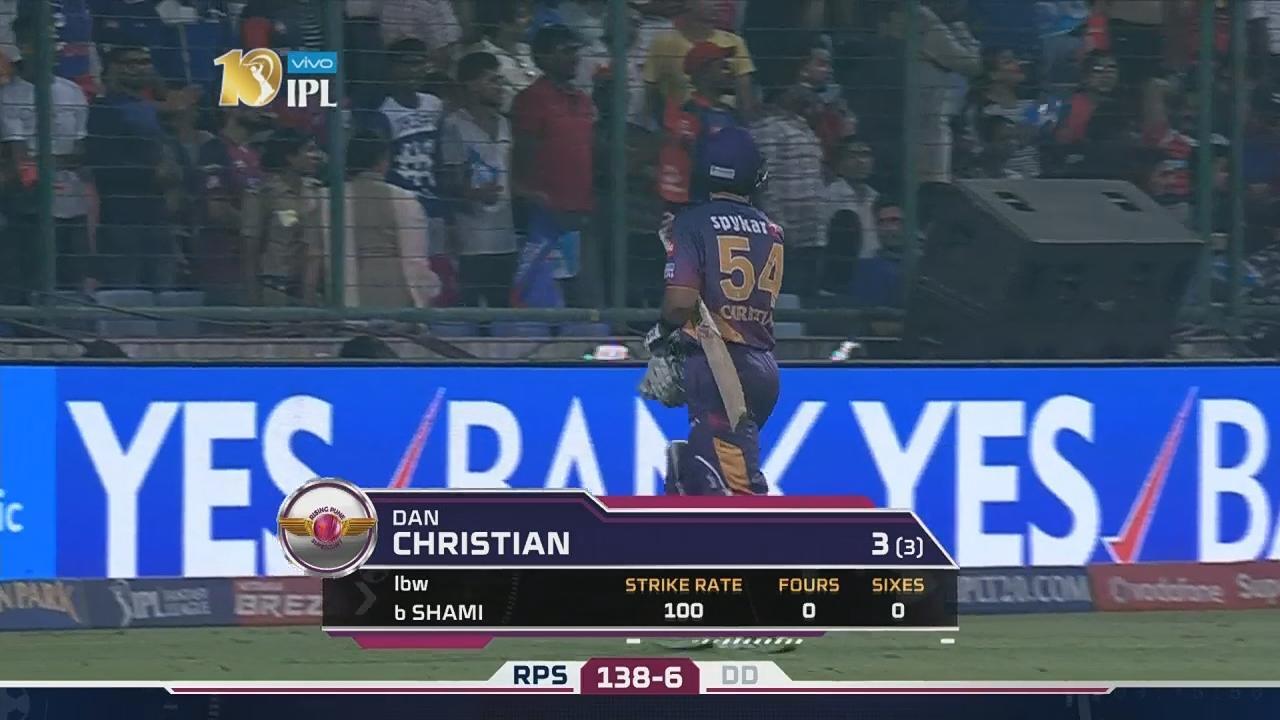 M52: DD vs RPS – Dan Christian Wicket