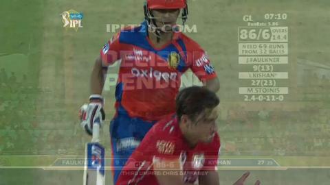 M28: GL vs KXIP – Ishan Kishan Wicket