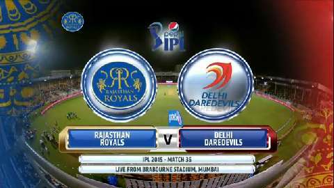 IPL 2015 M36: RR vs DD – Match Highlights