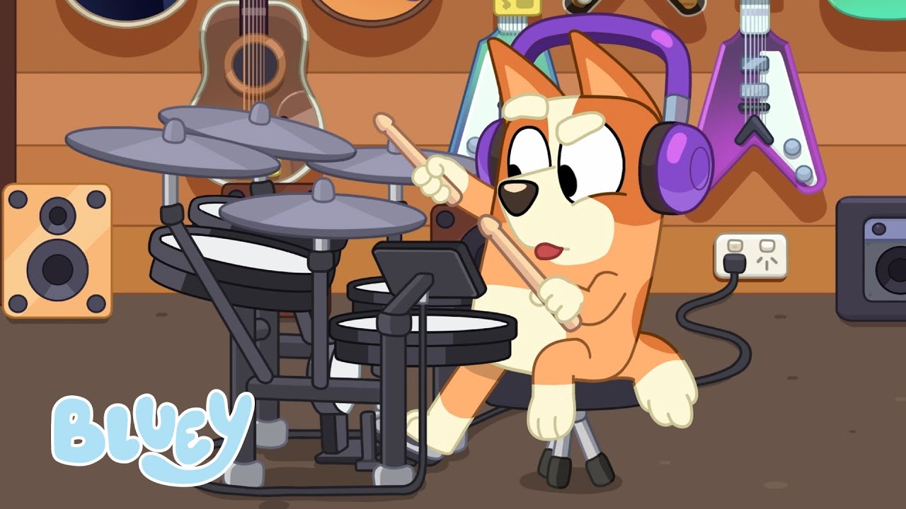 Drums ЁЯеБЁЯОз | FULL BLUEY MINISODE | Bluey background