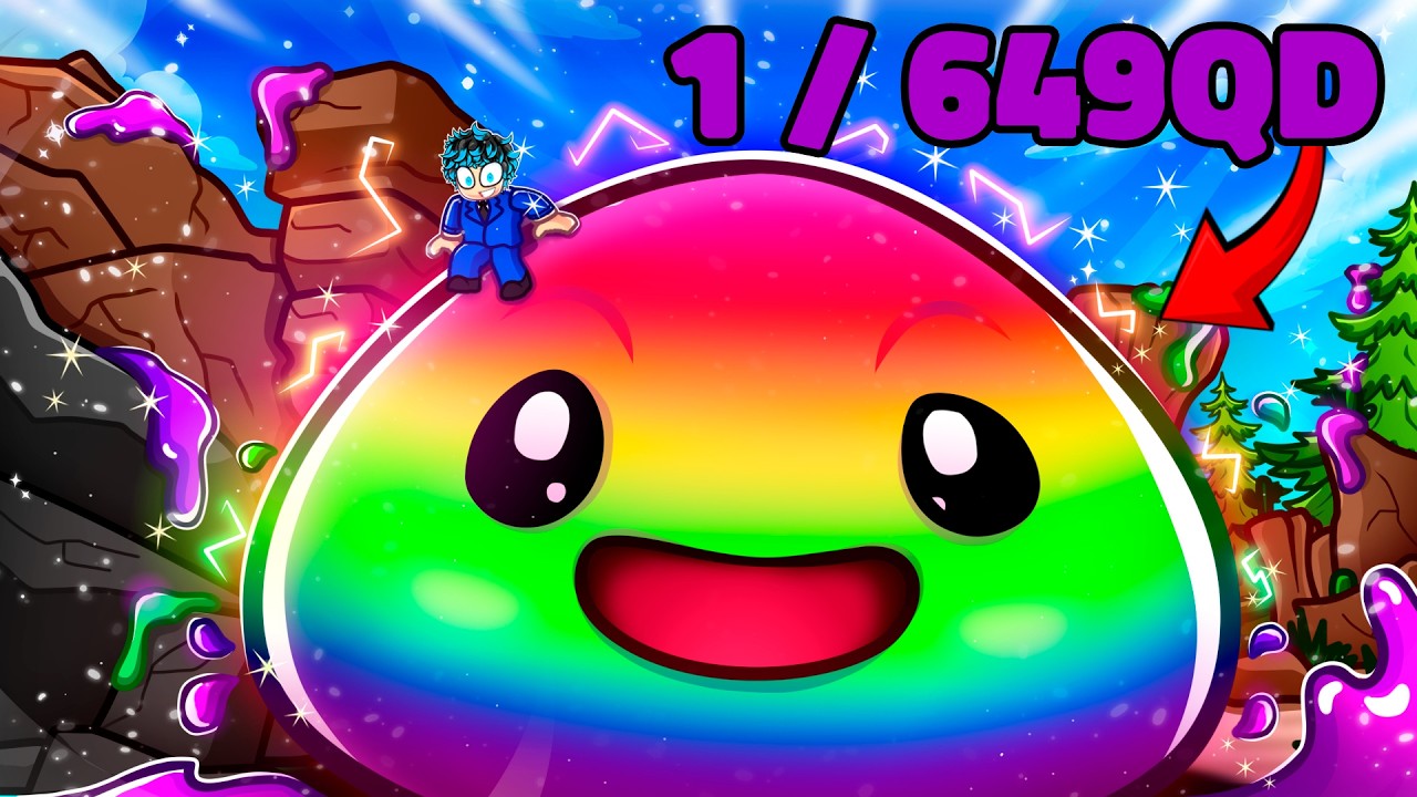 I Got on the Leaderboard with INSANE Luck on Slime RNG